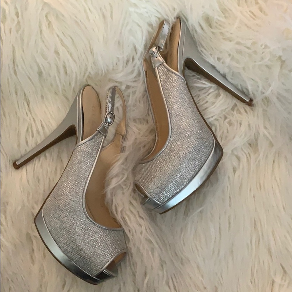 Silver heels